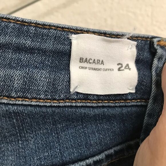 Hudson Bacara Straight Flood Cuffed denim jeans 24 - Picture 7 of 8